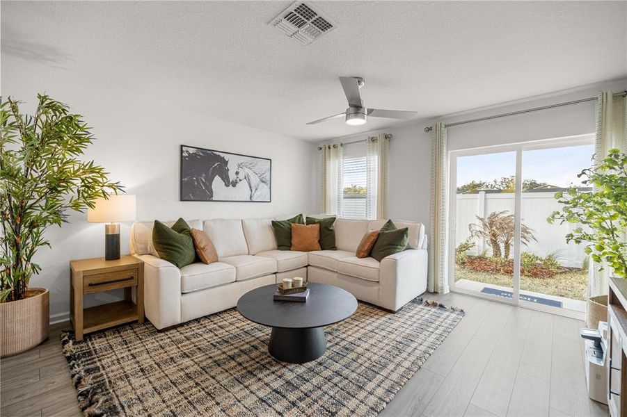 Furnished interior view inside a new home in Pioneer Ranch, Ocala (Image 9).