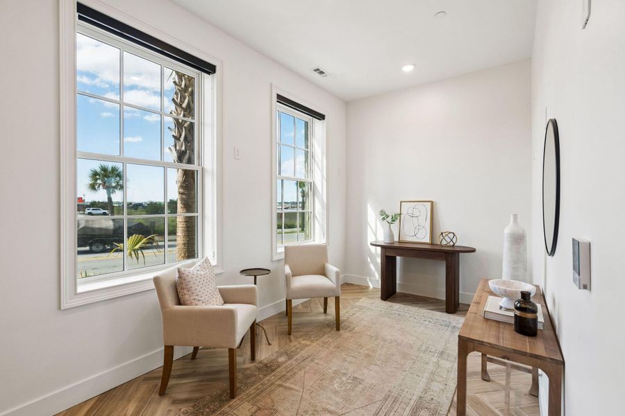 Furnished interior view inside a new home in , Charleston (Image 14).