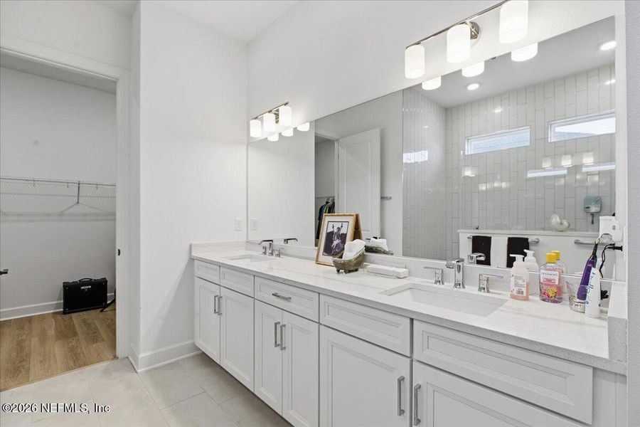 Furnished interior view inside a new home in Seven Pines 50' Rear Entry, Jacksonville (Image 9). Furnished interior view inside a new home in Seven Pines 50' Rear Entry, Jacksonville (Image 9).