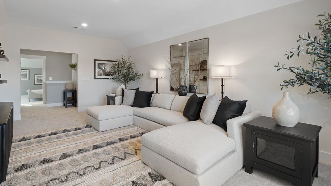 Representative furnished interior of a home built from the Cooper 3 by DRB Homes in Mulberry Estates, Simpsonville (Image 15).