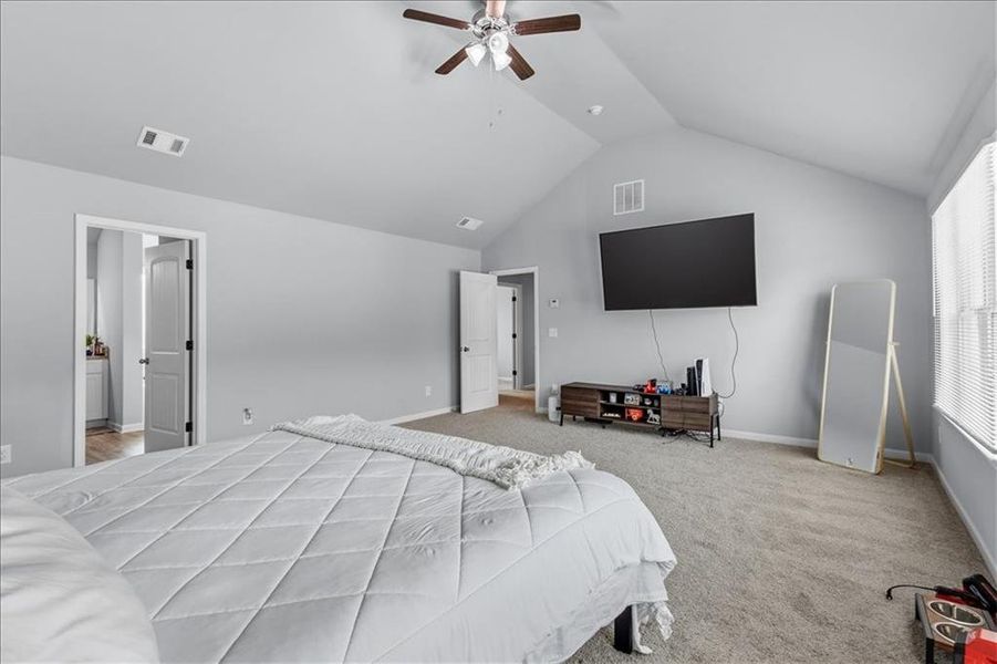Furnished interior view inside a new home in , Atlanta (Image 29).
