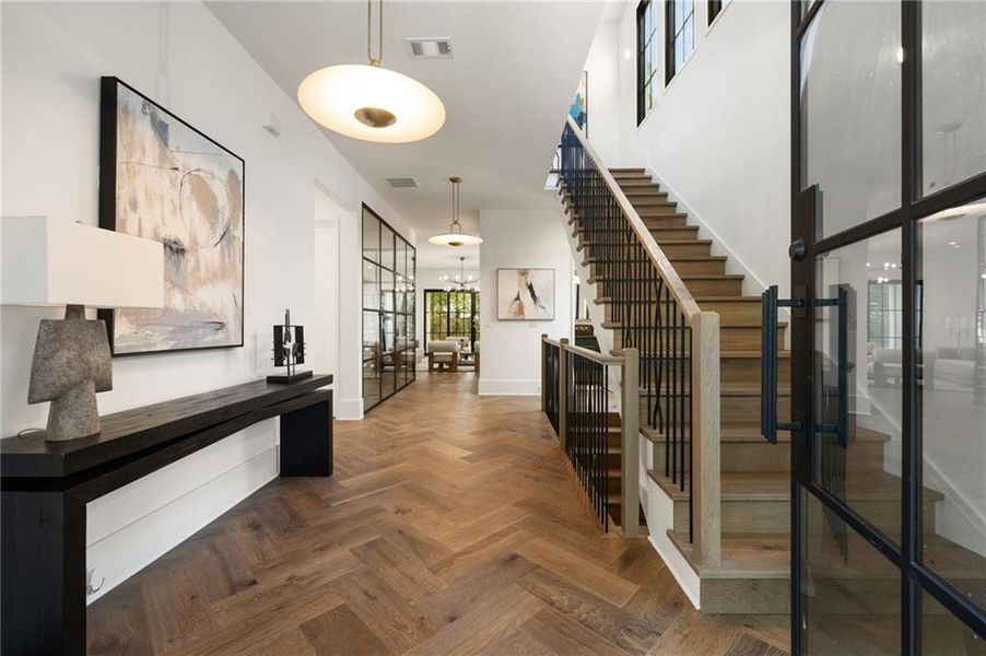 Furnished interior view inside a new home in , Atlanta (Image 14).
