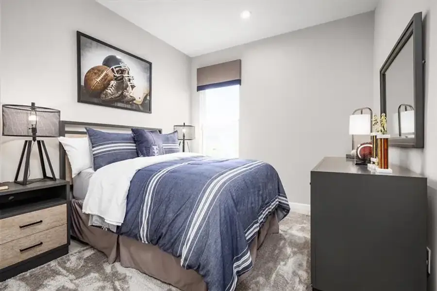 Representative furnished interior of a home built from the Adeline by Ryan Homes in Seminole Palms, Palm Coast (Image 15).