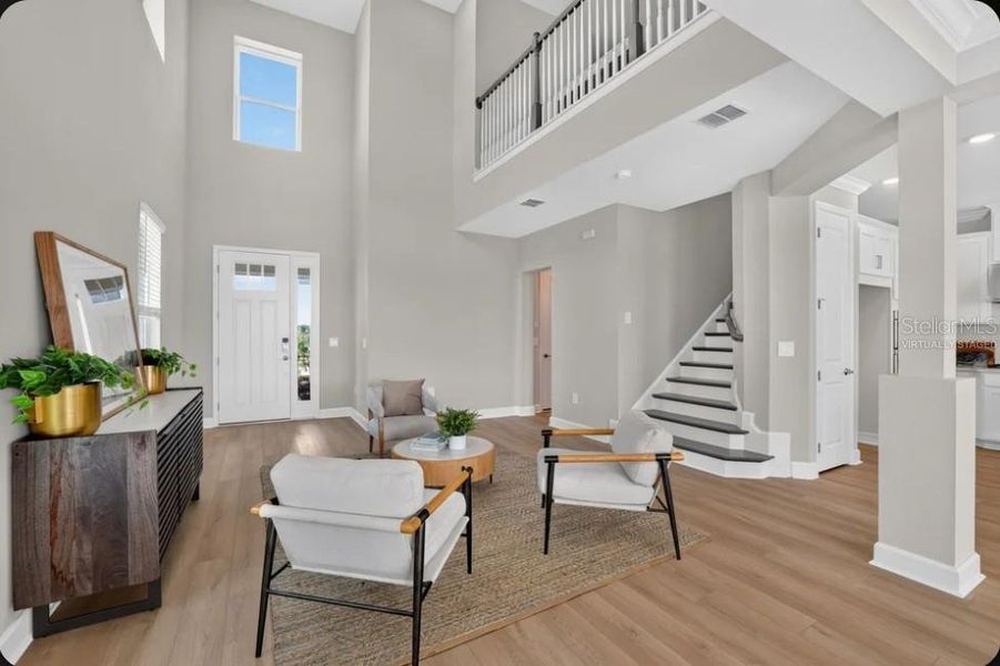 Furnished interior view inside a new home in Center Lake Ranch Community Group Page, St. Cloud (Image 4).