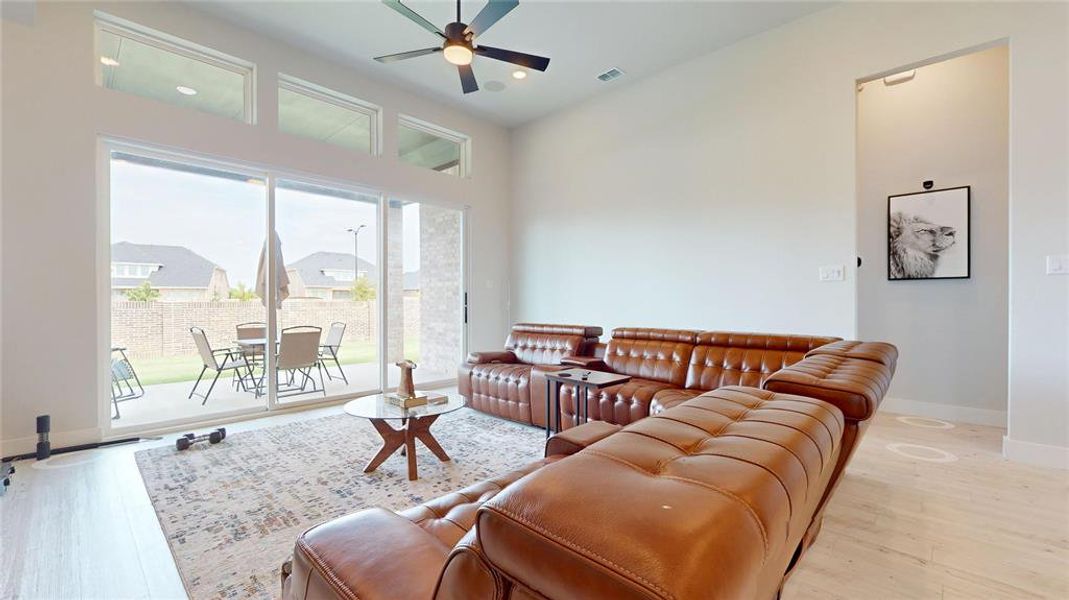 Furnished interior view inside a new home in , Little Elm (Image 4).
