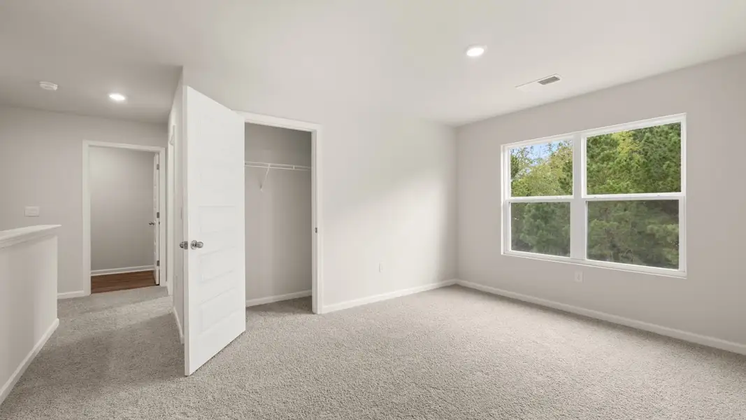 Spacious, unfurnished interior of a new home in The Preserve at Agricultural Village, Perry (Image 23). Spacious, unfurnished interior of a new home in The Preserve at Agricultural Village, Perry (Image 23).