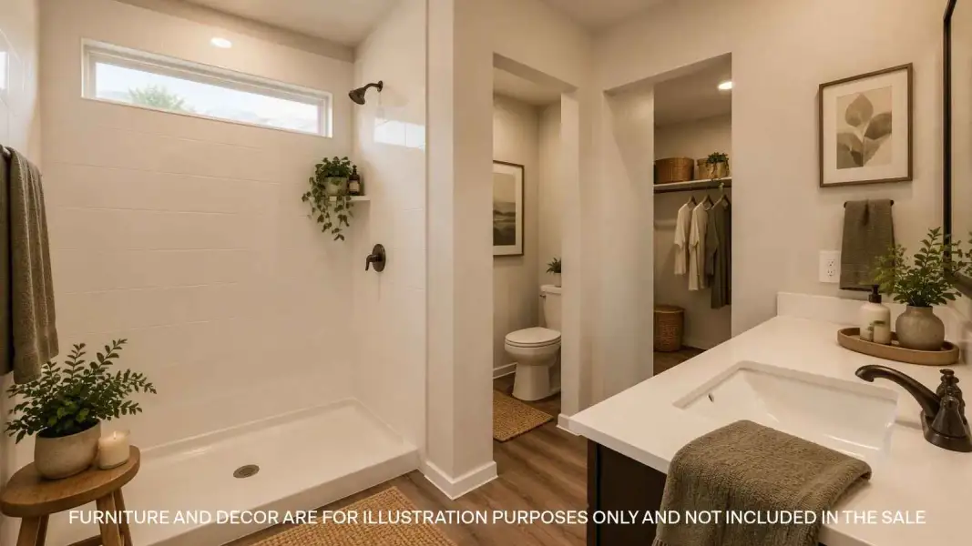 Furnished interior view inside a new home in Midtown Reserve, College Station (Image 3).
