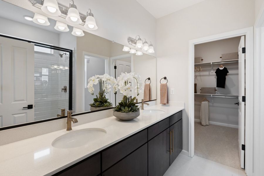 Representative furnished interior of a home built from the The Windom by Risewell Homes in Cordovan, Firestone (Image 9).