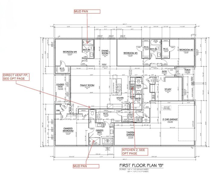 2D floor plan layout of this home in Park Trails, Forney, TX (Image 5).