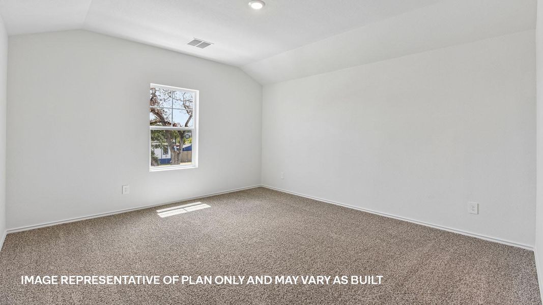 Representative unfurnished interior of a home built from the The Livingston by D.R. Horton in Valverde, Bastrop (Image 22).