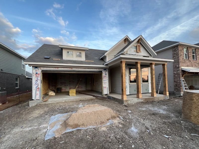 In-progress construction of a new home in Rolling Glen, Hutto, TX (Image 5).