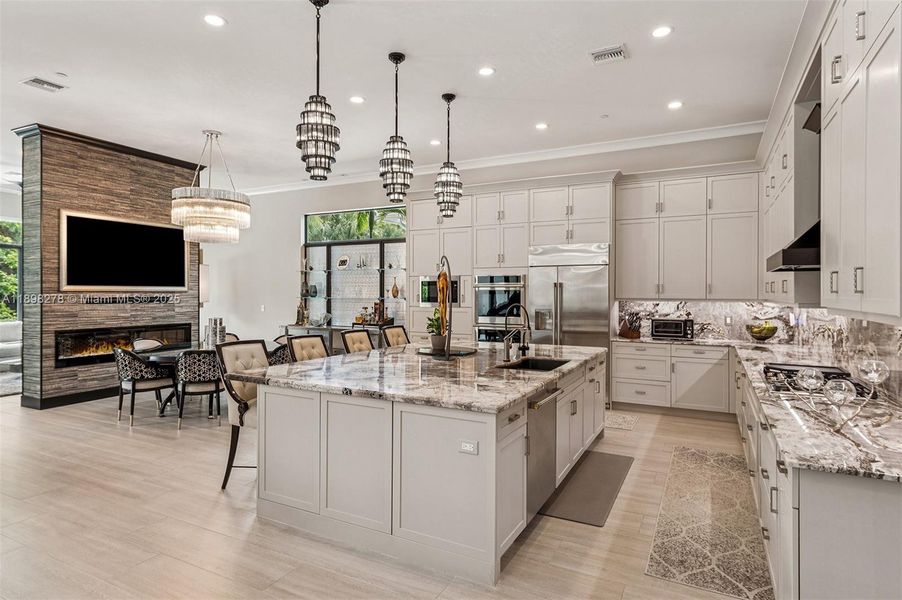 Furnished interior view inside a new home in , Palm Beach Gardens (Image 12).