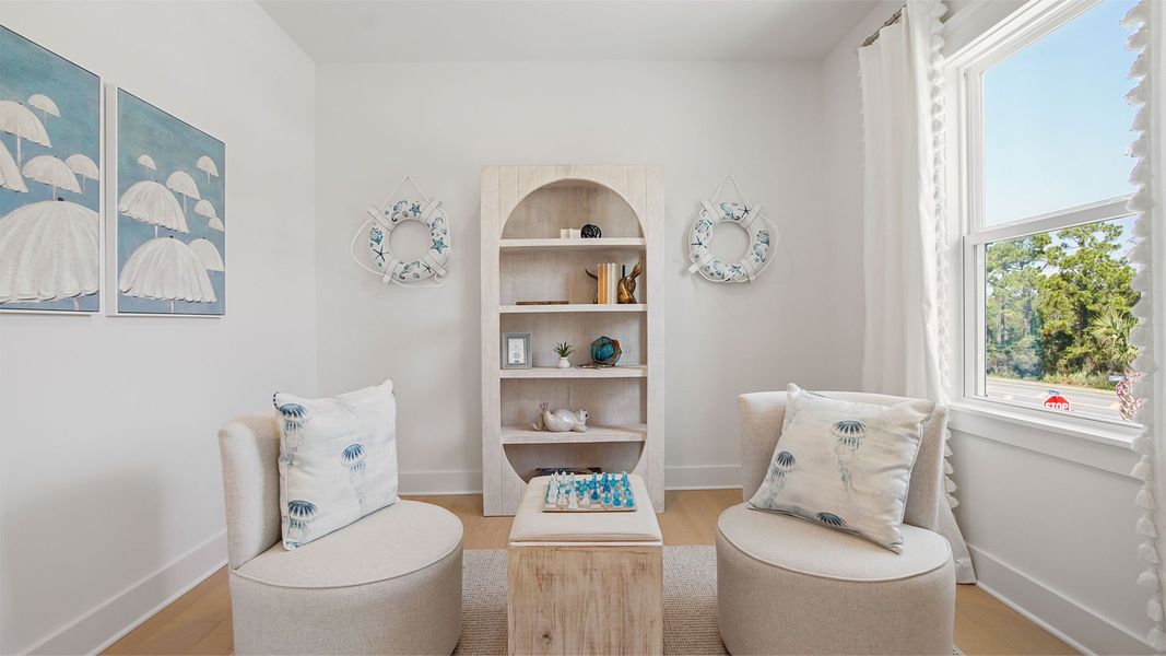 Representative furnished interior of a home built from the Brayden by D.R. Horton in Parkside, Santa Rosa Beach (Image 32).