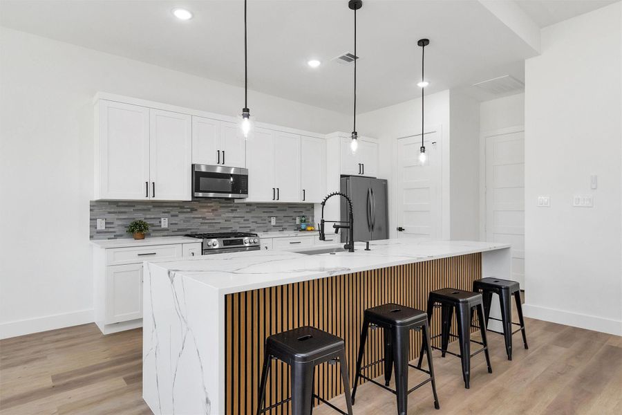 Furnished interior view inside a new home in , Houston (Image 18).