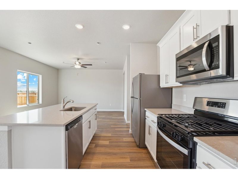 Furnished interior view inside a new home in Hidden Creek, Frederick (Image 8).