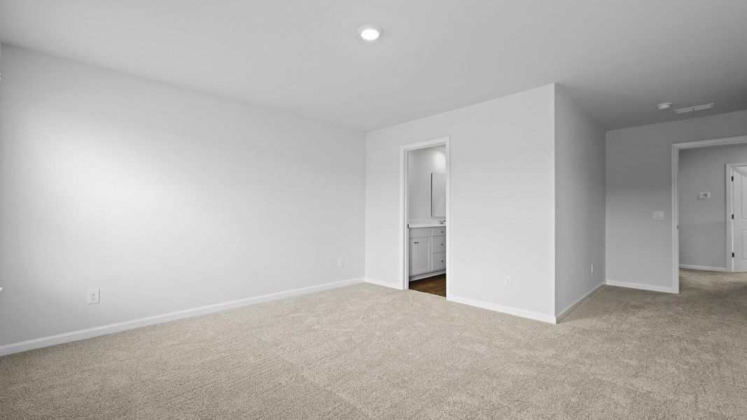 Spacious, unfurnished interior of a new home in Pine Hills Townhomes at Cane Bay, Summerville (Image 30). Spacious, unfurnished interior of a new home in Pine Hills Townhomes at Cane Bay, Summerville (Image 30).