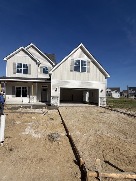 In-progress construction of a new home in Arbor Hills South II, Greenville, NC (Image 6).