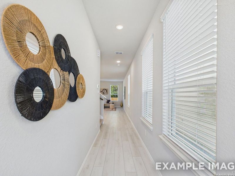 Furnished interior view inside a new home in Meadows at Oak Creek, San Antonio (Image 4).