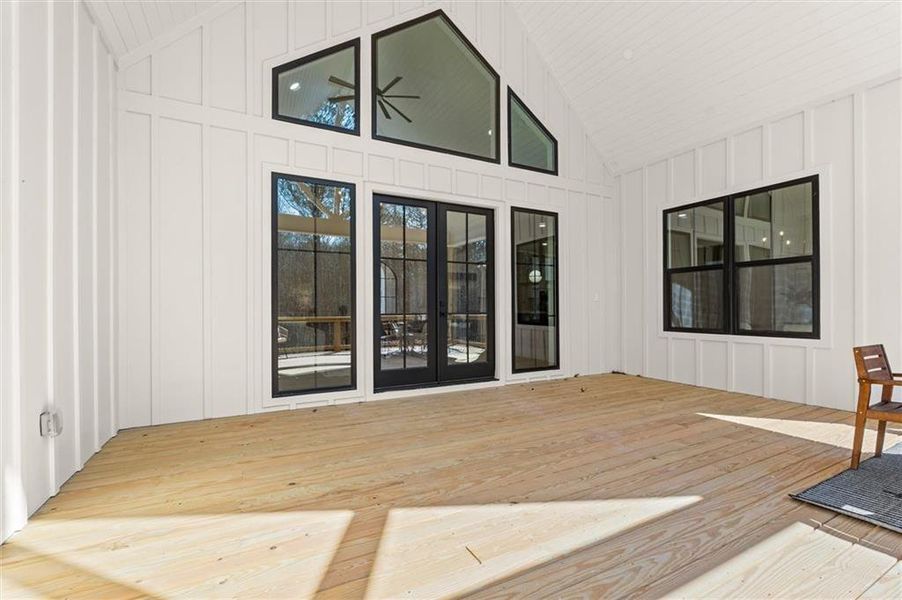 Exterior details and patio area of a home in , Ball Ground (Image 4).