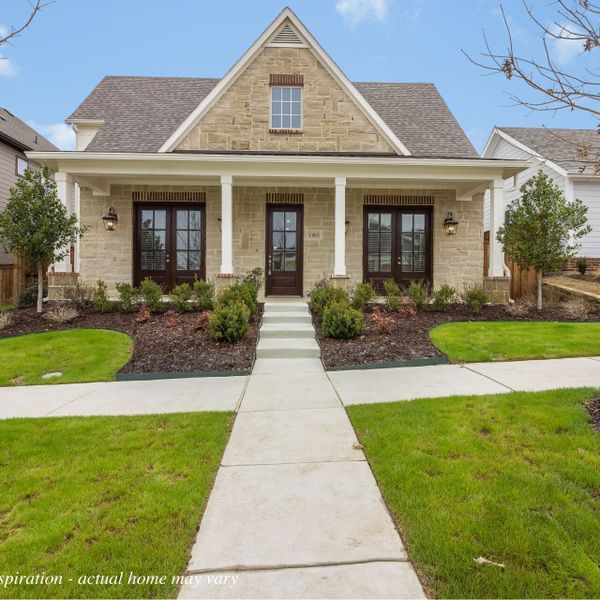 Representative exterior photo of a completed home built from the The Limoges by Village Homes in Walsh, Aledo, TX (Image 24). Representative exterior photo of a completed home built from the The Limoges by Village Homes in Walsh, Aledo, TX (Image 24).
