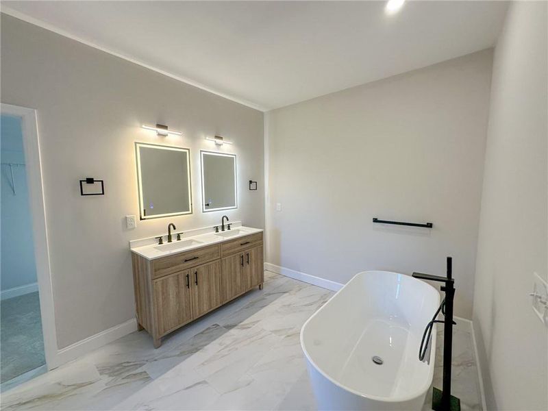 Furnished interior view inside a new home in , Flowery Branch (Image 9).