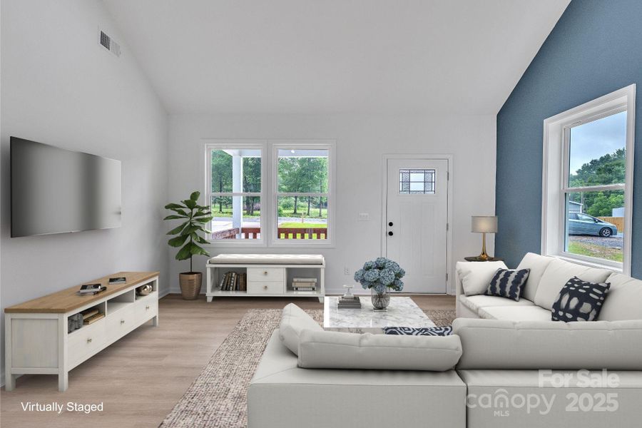 Furnished interior view inside a new home in , Cherryville (Image 18).