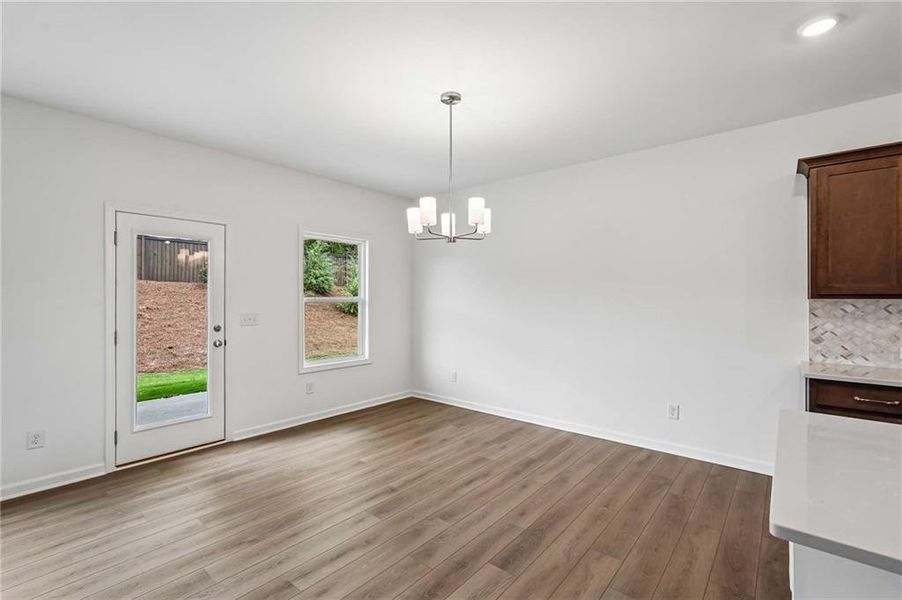 Spacious, unfurnished interior of a new home in Langston Reserve, Cartersville (Image 19).
