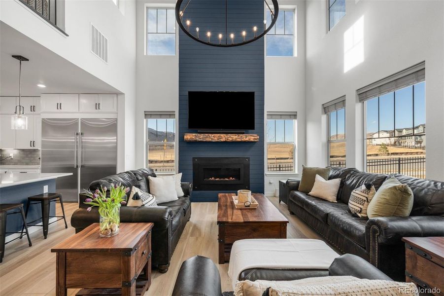 Furnished interior view inside a new home in Red Rocks Ranch, Morrison (Image 5).