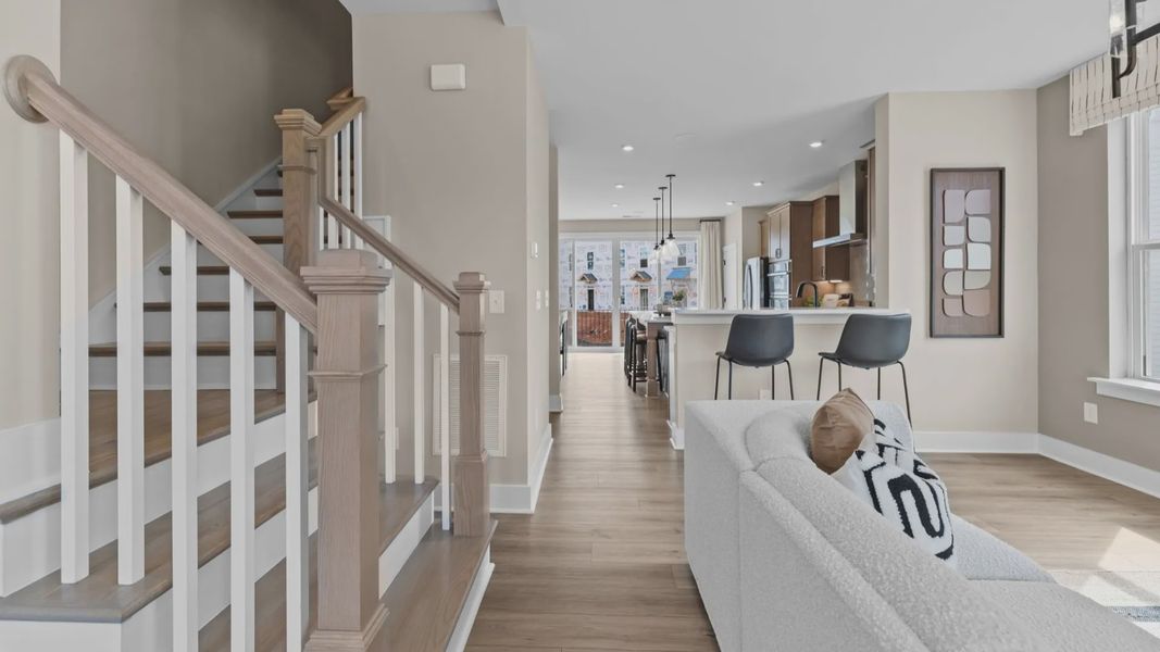The Landon Plan at River District by DRB Homes in Charlotte, NC-  Living Area