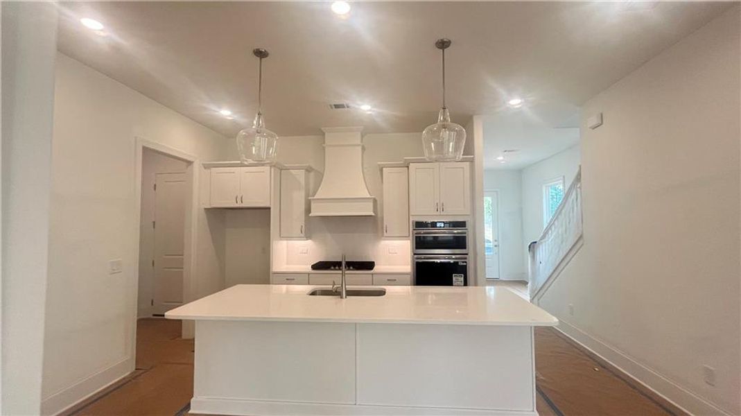 Furnished interior view inside a new home in Legacy Downs, Canton (Image 27).