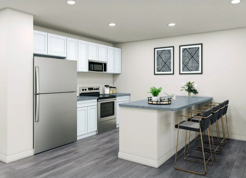 Representative exterior photo of a completed home built from the Redwood by National HomeCorp in The Park, Uvalde, TX (Image 9).