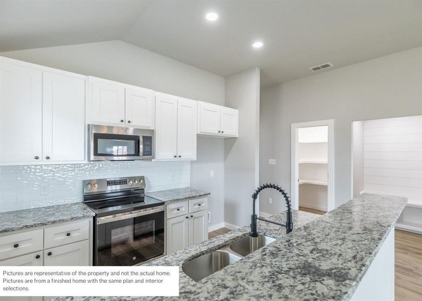 Furnished interior view inside a new home in , Abilene (Image 6).