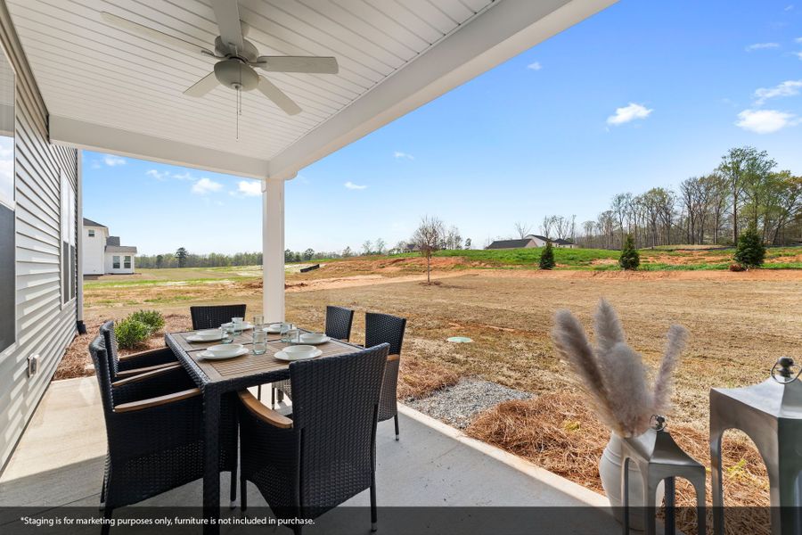 Exterior details and patio area of a home in Foxhall Landing, Easley (Image 3). Exterior details and patio area of a home in Foxhall Landing, Easley (Image 3).