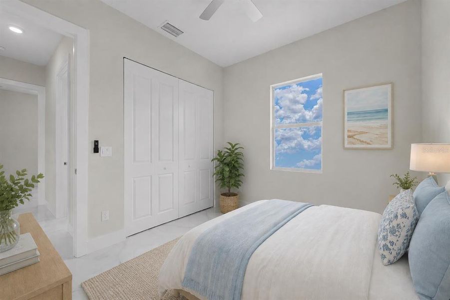 Furnished interior view inside a new home in , Lehigh Acres (Image 15).