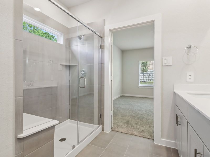 Furnished interior view inside a new home in Sundance Cove - Traditional Series, Crosby (Image 7).