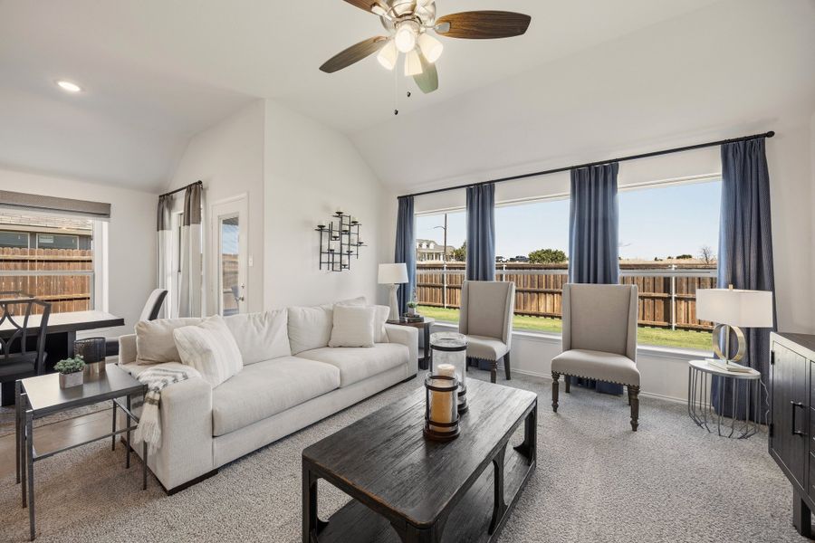 Furnished interior view inside a new home in Chisholm Hills, Cleburne (Image 11).
