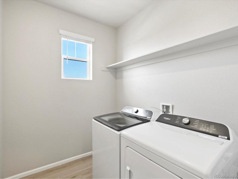 Furnished interior view inside a new home in Poudre Heights: The Alpine Collection, Windsor (Image 7).