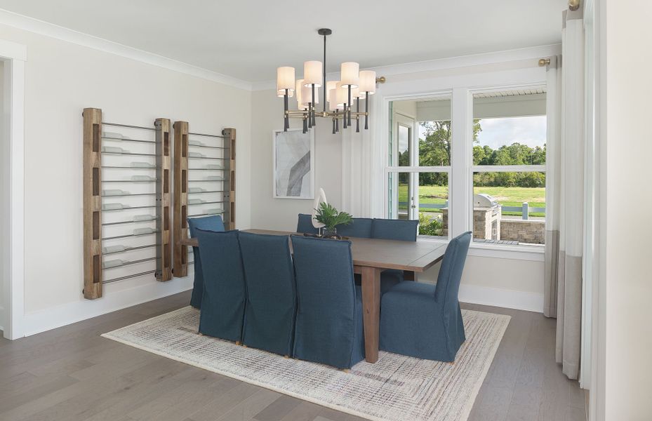 Furnished interior view inside a new home in Del Webb North Myrtle Beach, Myrtle Beach (Image 5).