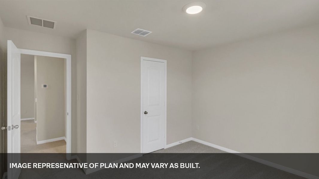 Spacious, unfurnished interior of a new home in Trails at Wildhorse, Austin (Image 30).