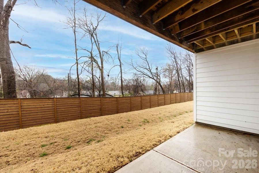 Private Covered Outdoor Living