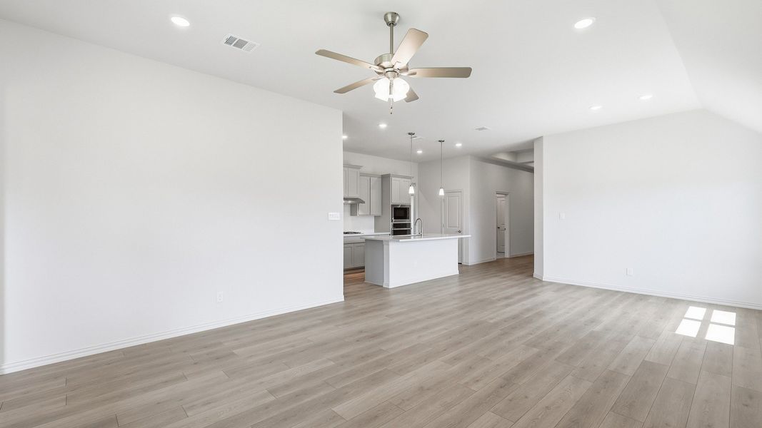 Furnished interior view inside a new home in Green Meadows Premier, Celina (Image 18).