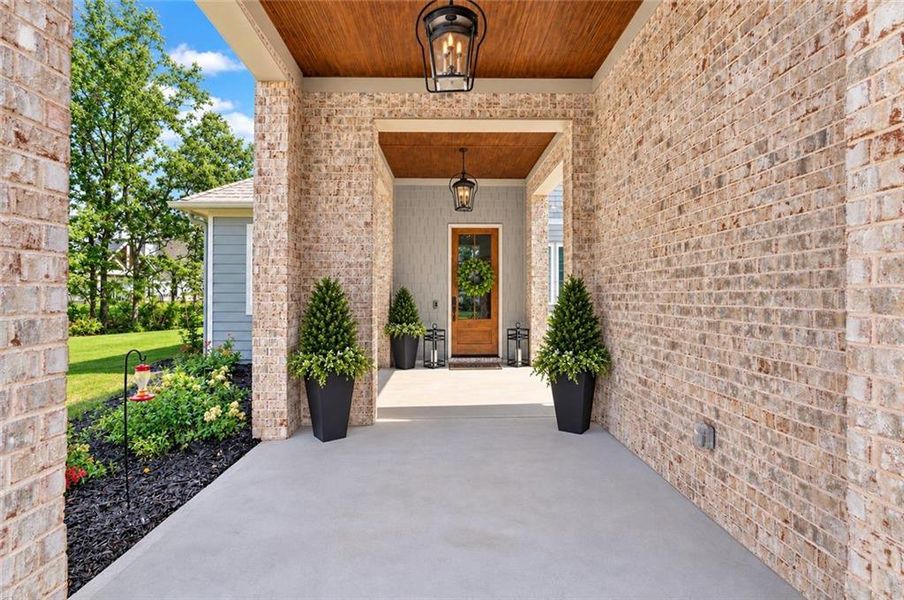 Exterior details and patio area of a home in , Newnan (Image 4).