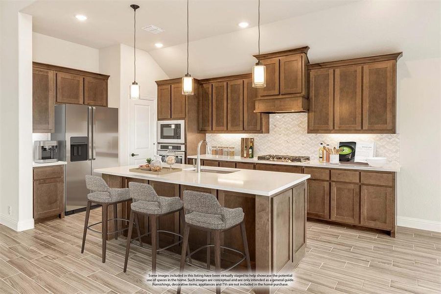 Furnished interior view inside a new home in Silo Mills, Joshua (Image 16).