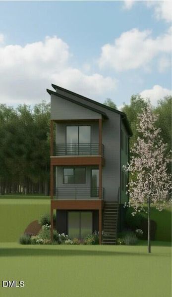 1101-B rear elevation 1101-B rear elevation