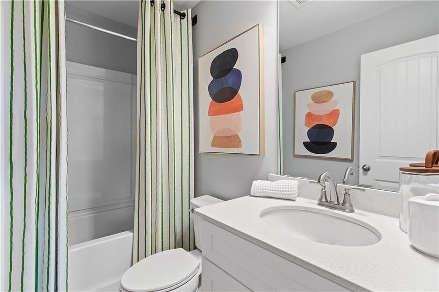 Furnished interior view inside a new home in Auburn Ridge, Riverdale (Image 13). Furnished interior view inside a new home in Auburn Ridge, Riverdale (Image 13).