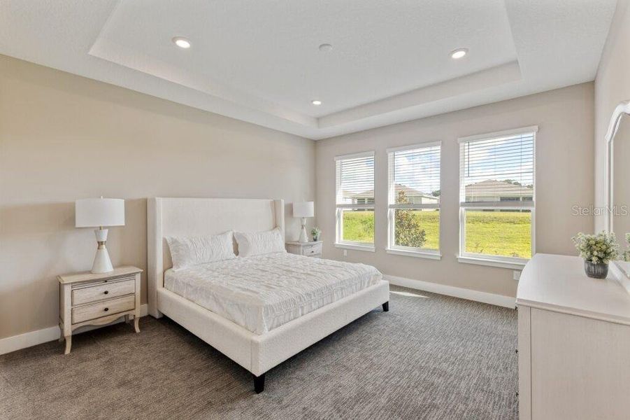 Furnished interior view inside a new home in Ocala Preserve, Ocala (Image 13). Furnished interior view inside a new home in Ocala Preserve, Ocala (Image 13).