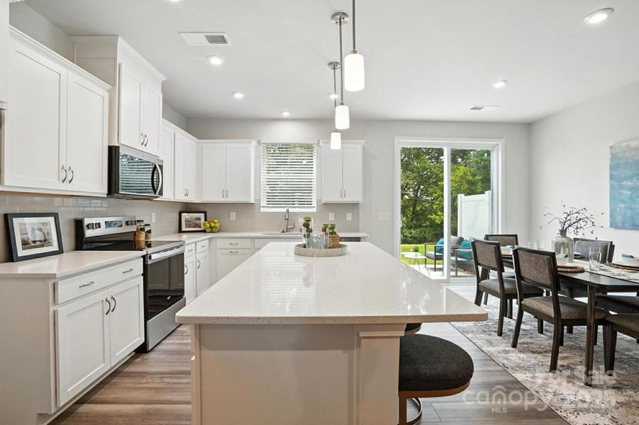 Furnished interior view inside a new home in Bailey Run, Charlotte (Image 7).
