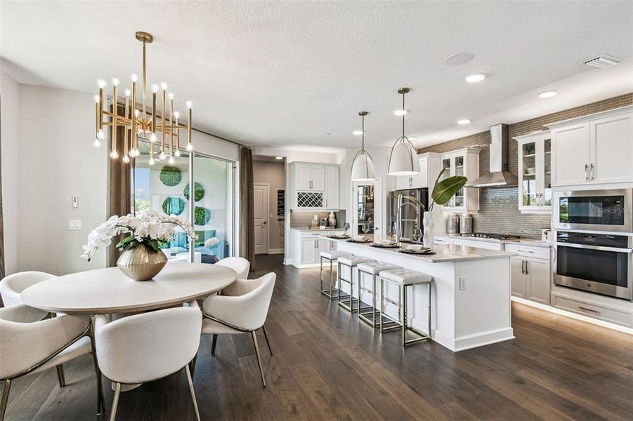 Furnished interior view inside a new home in Lake Star at Ovation, Winter Garden (Image 14).
