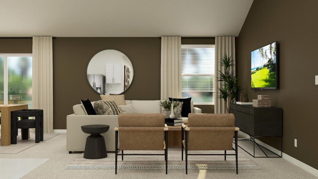 Living Area Rendering