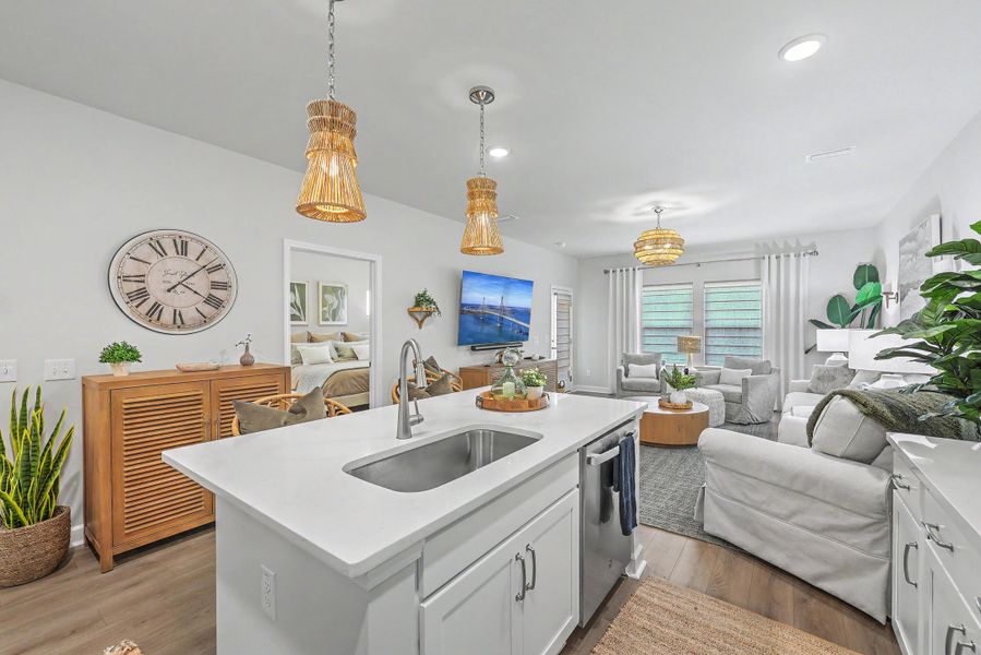 Furnished interior view inside a new home in Hammock Walk at Nexton, Summerville (Image 12).